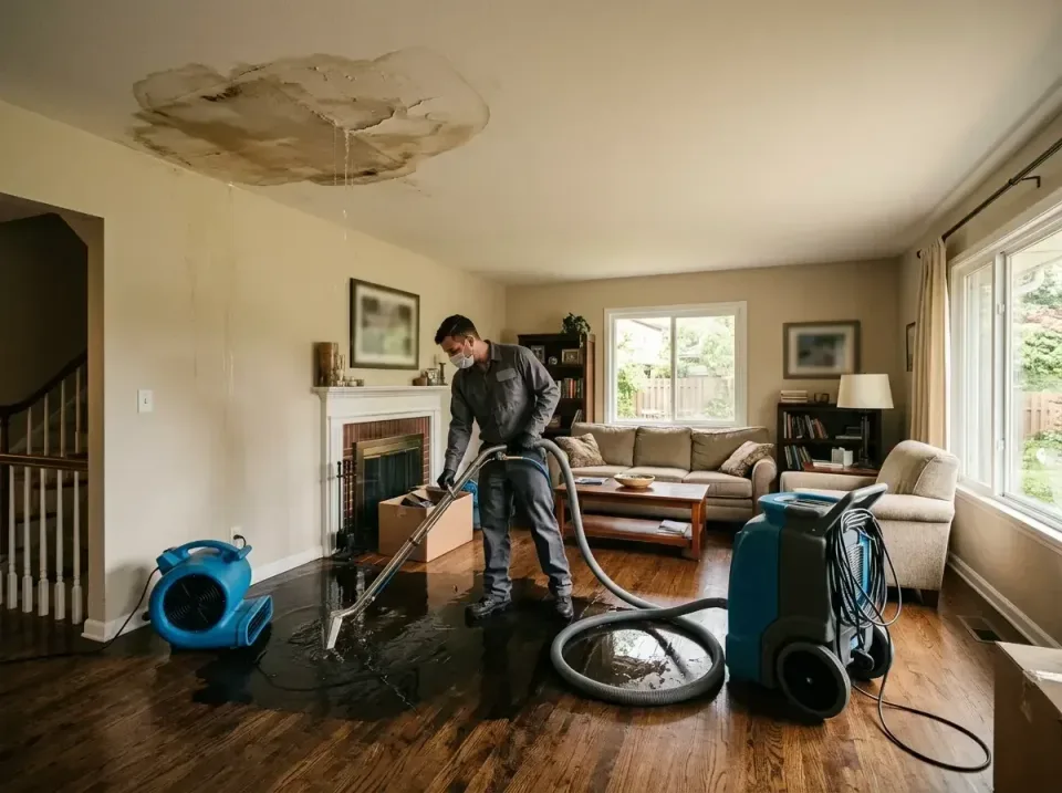 attic-pipe-burst-ceiling-drip-008 — frequently asked questions, Water Damage Restoration & Carpet Care in Anniston, AL